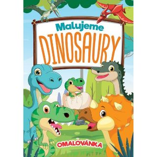 Obrázek z Malujeme dinosaury 165x236mm 